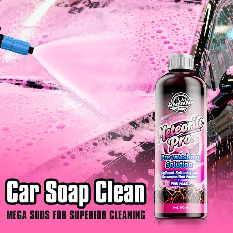 Pink Snow Foam Car Wash Soap 500ml – pH Neutral, High-Foaming Formula