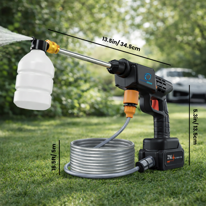 Cleanizoo™ Cordless Pressure Washer – Portable High Power Car & Garden Cleaner