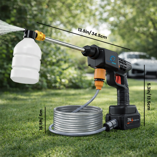 Cleanizoo™ Cordless Pressure Washer – Portable High Power Car & Garden Cleaner