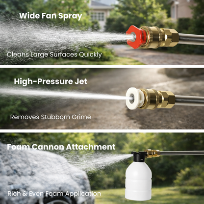Cleanizoo™ Cordless Pressure Washer – Portable High Power Car & Garden Cleaner