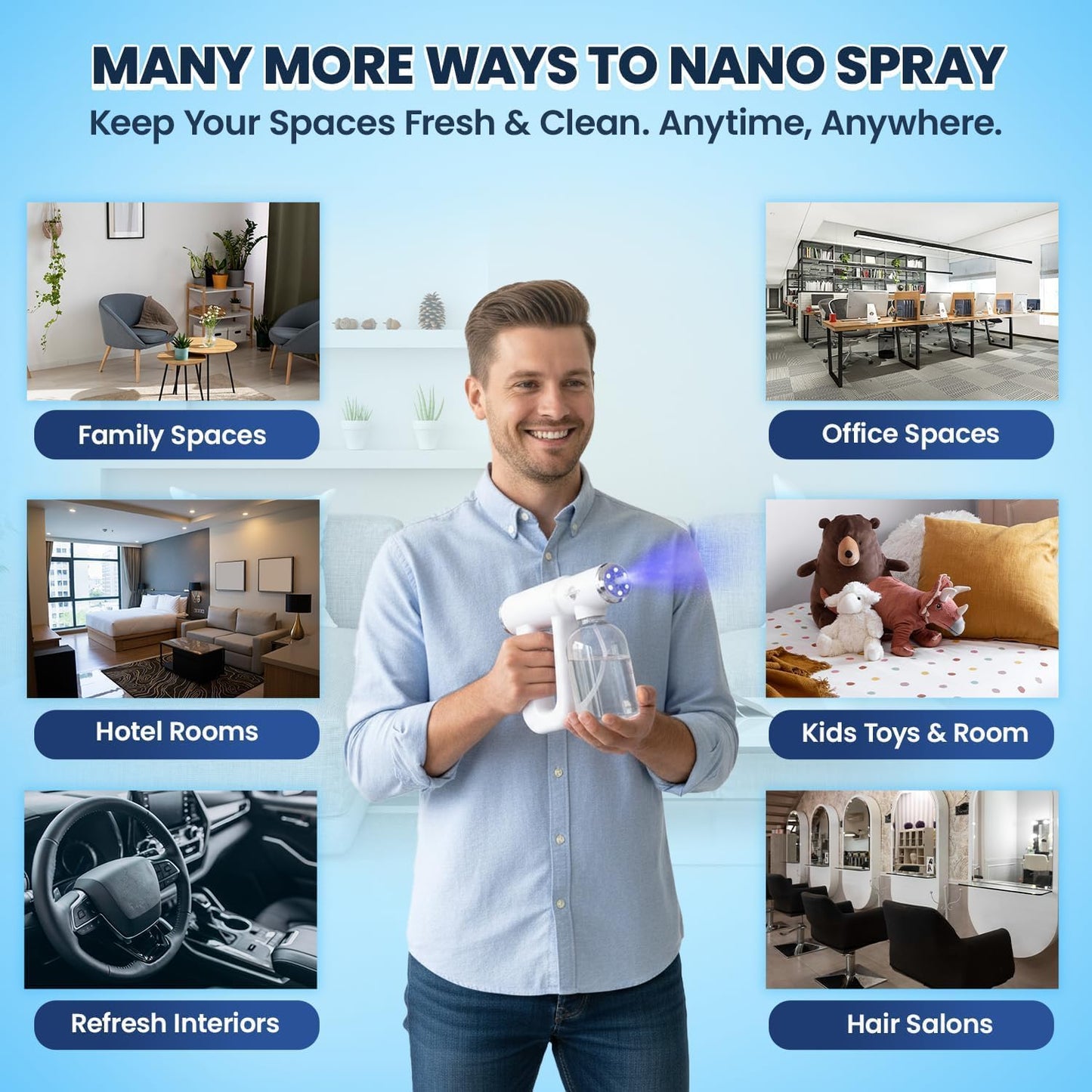 Cleanizoo Nano Mist Disinfecting Sprayer