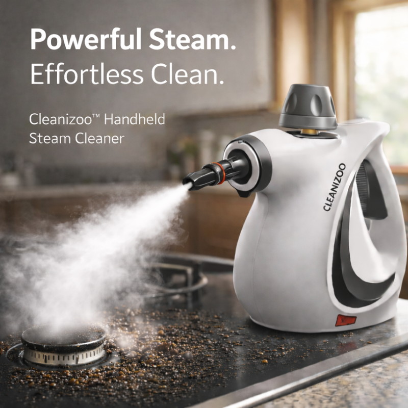 Cleanizoo Handheld Pressurized Steam Cleaner