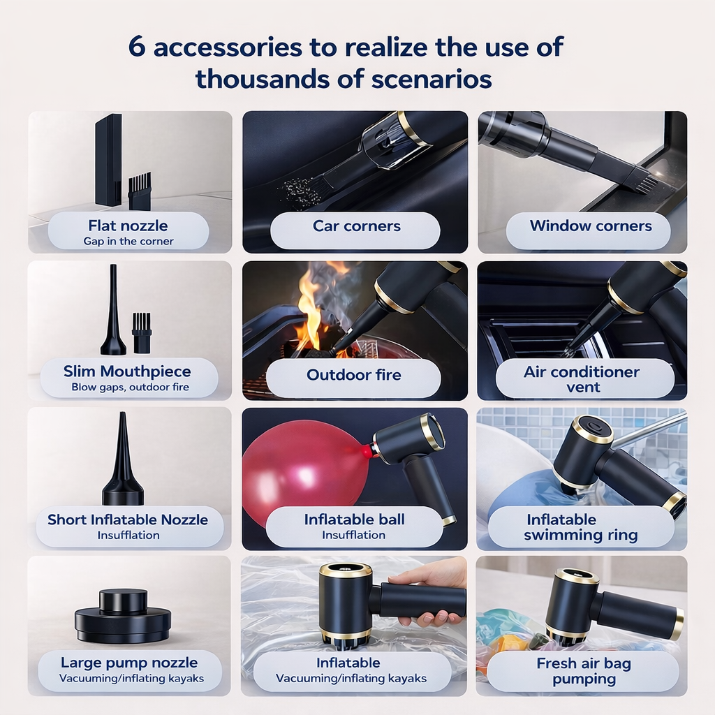 Cleanizoo™ All-in-One Cordless Car Vacuum Cleaner & Air Duster