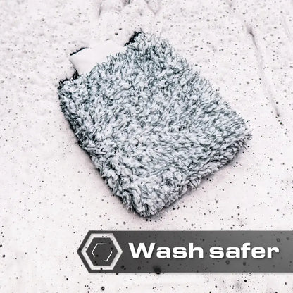Cleanizoo Ultra-Soft Microfiber Wash Mitt – Scratch-Free Car Wash Glove